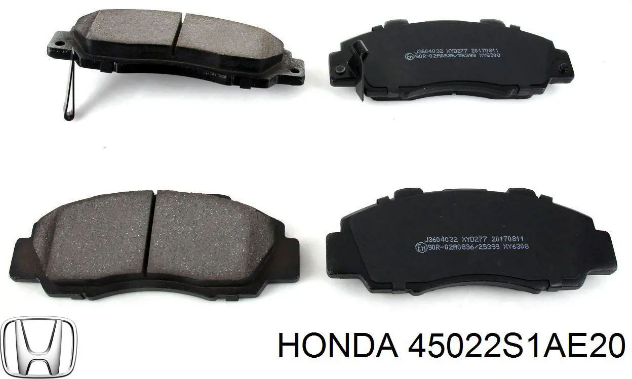 Купить 45022S1AE20 Honda Колодки тормозные