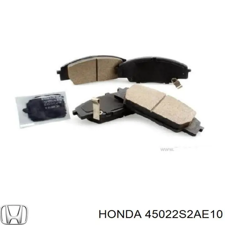 Передние тормозные колодки 45022S2AE10 Honda