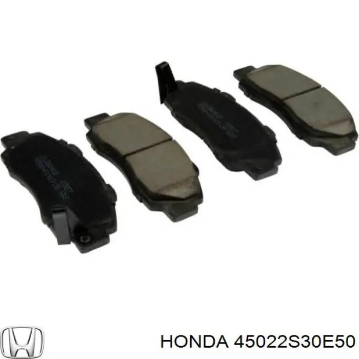 45022S30E50 Honda колодки тормозные передние дисковые