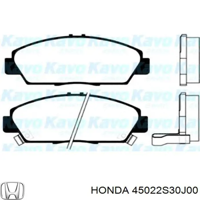 45022S30J00 Honda передние тормозные колодки
