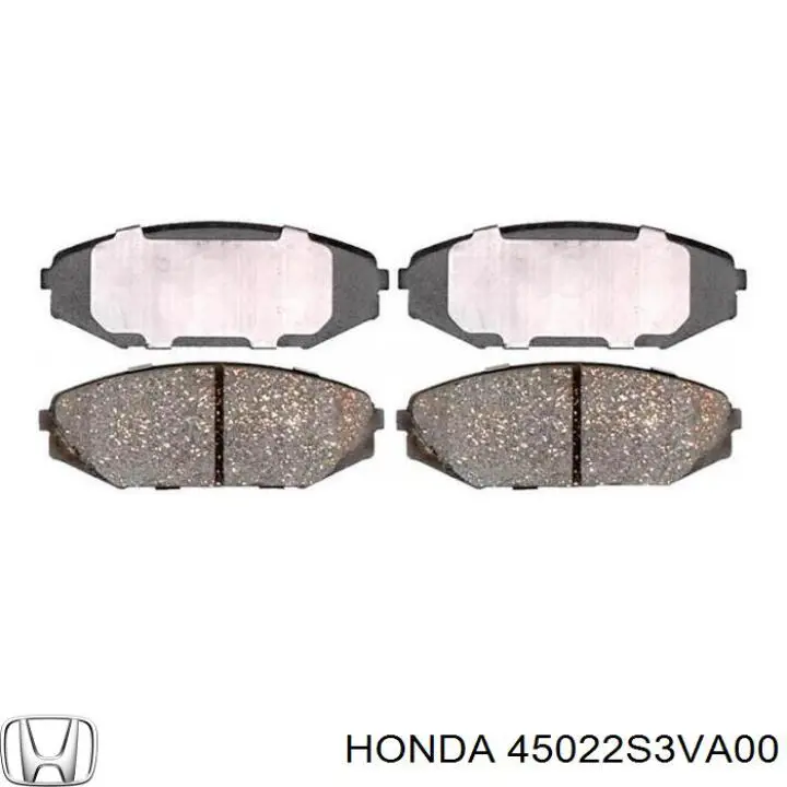 Передние тормозные колодки 45022S3VA00 Honda