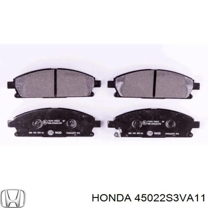 Передние тормозные колодки 45022S3VA11 Honda