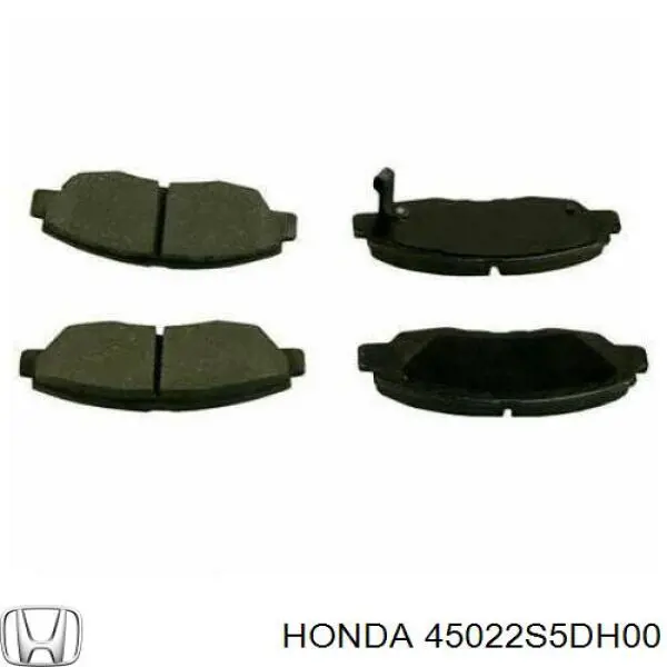 Купить 45022S5DH00 Honda Колодки тормозные
