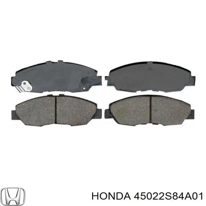 Передние тормозные колодки 45022S84A01 Honda