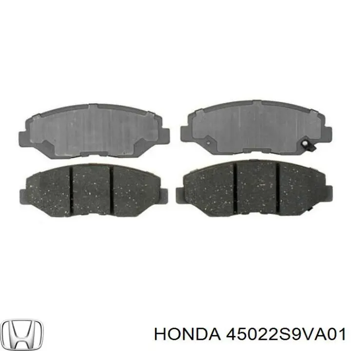 Передние тормозные колодки 45022S9VA01 Honda