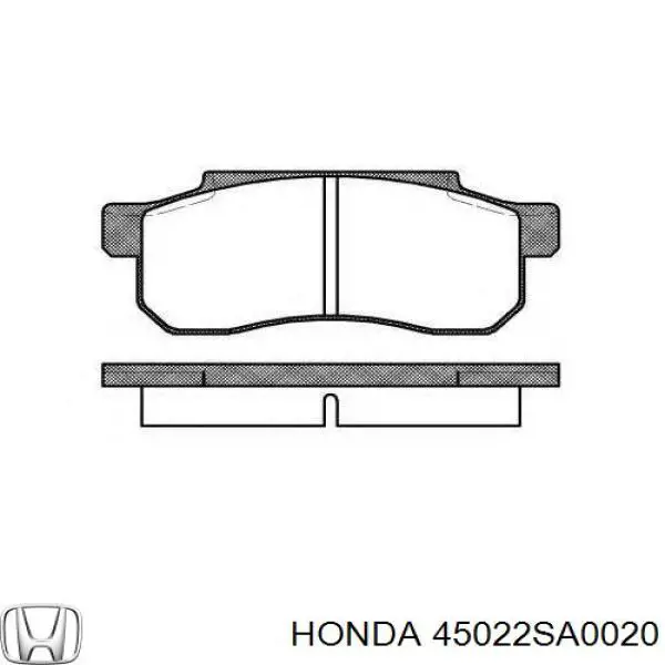 Передние тормозные колодки 45022SA0020 Honda