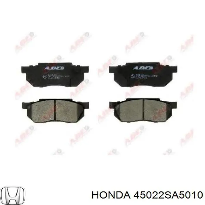 Передние тормозные колодки 45022SA5010 Honda