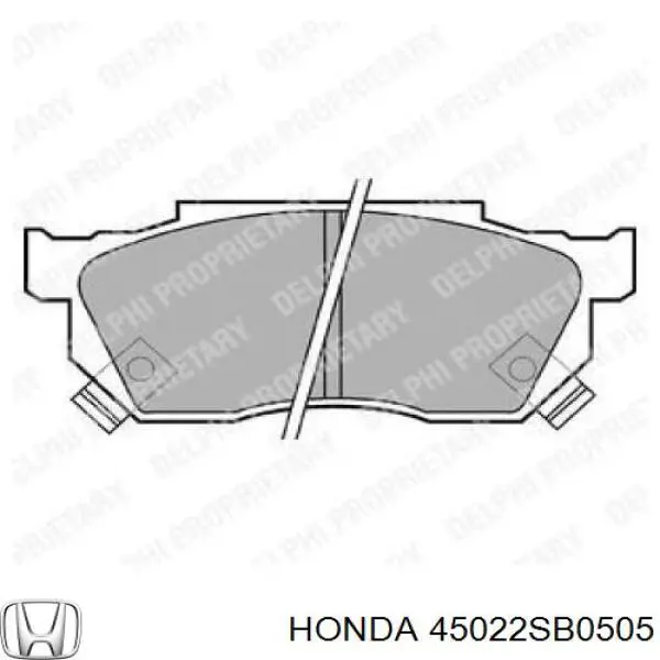 45022SB0505 Honda Колодки передние