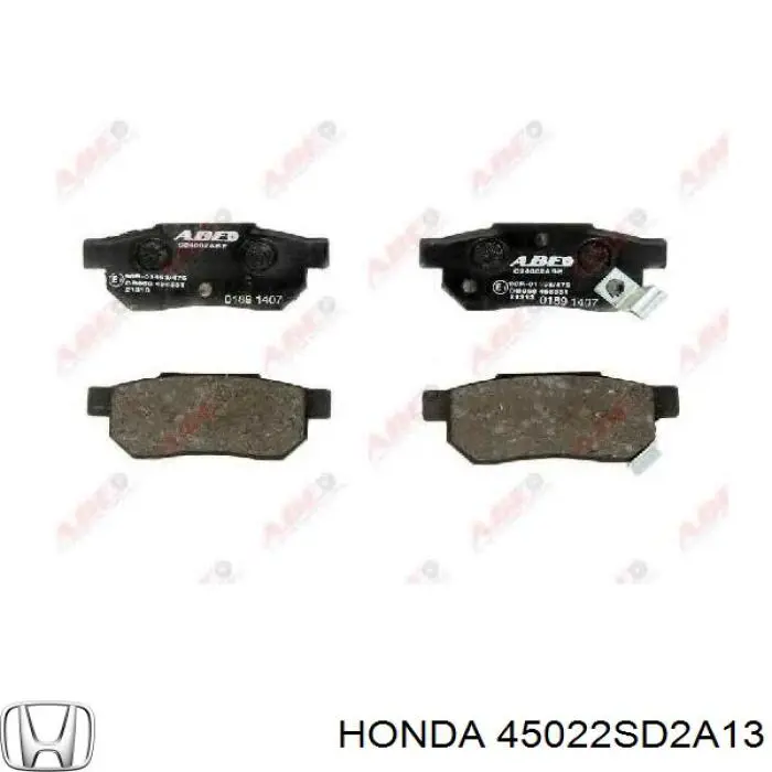 45022SD2A13 Honda передние тормозные колодки