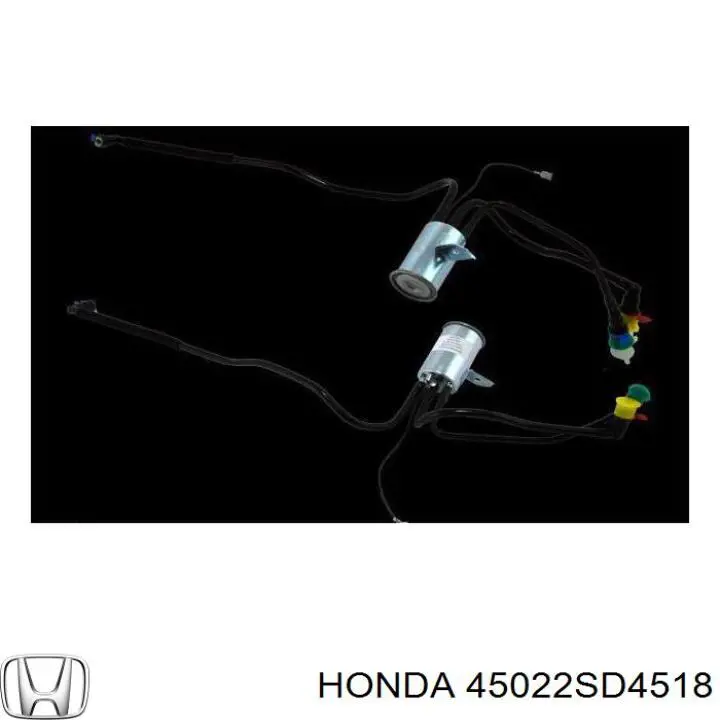 45022-SD4-518 Honda колодки тормозные передние дисковые