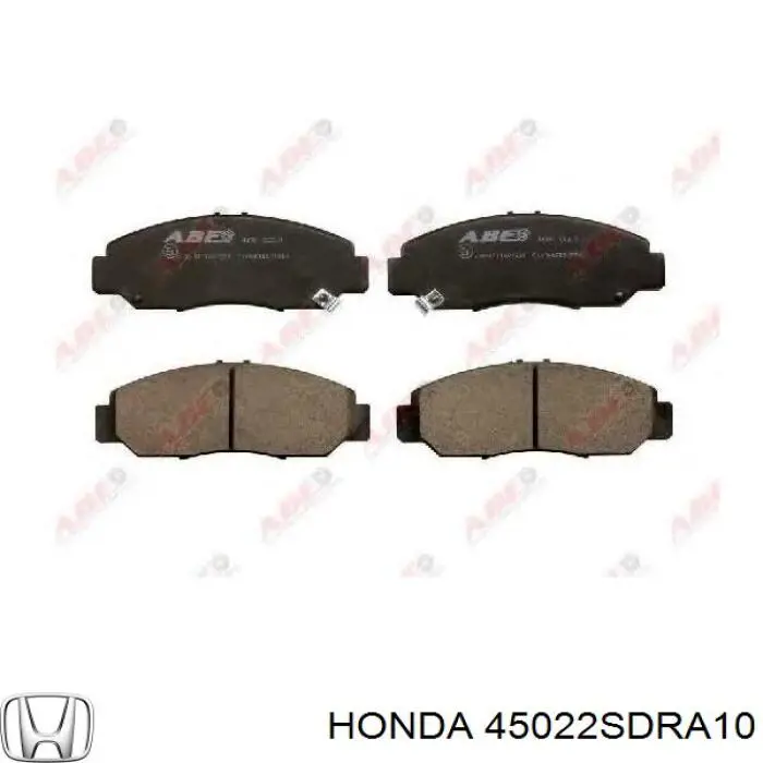 Передние тормозные колодки 45022SDRA10 Honda