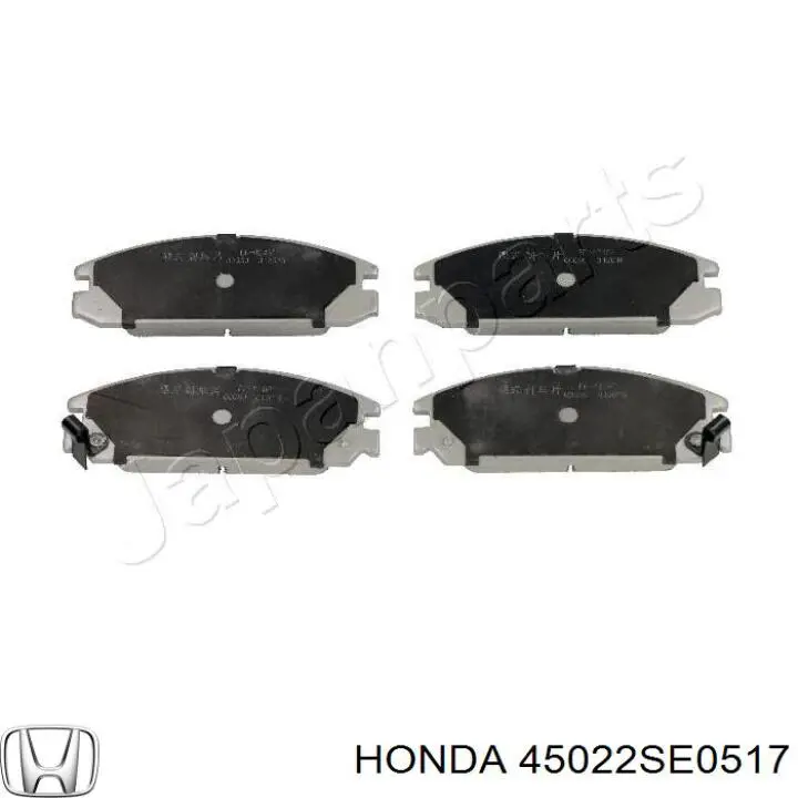 45022SE0517 Honda передние тормозные колодки
