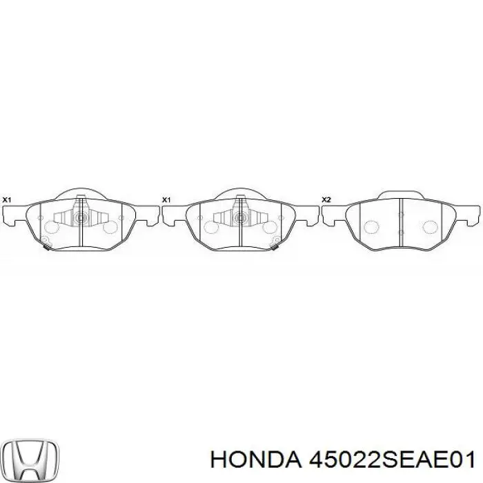 Колодки Honda 45022SEAE01 цена, от 27.41 USD