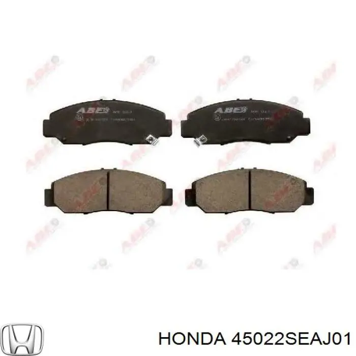 Передние тормозные колодки 45022SEAJ01 Honda