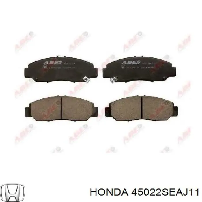Колодки тормозные передние дисковые на Acura TSX CL9