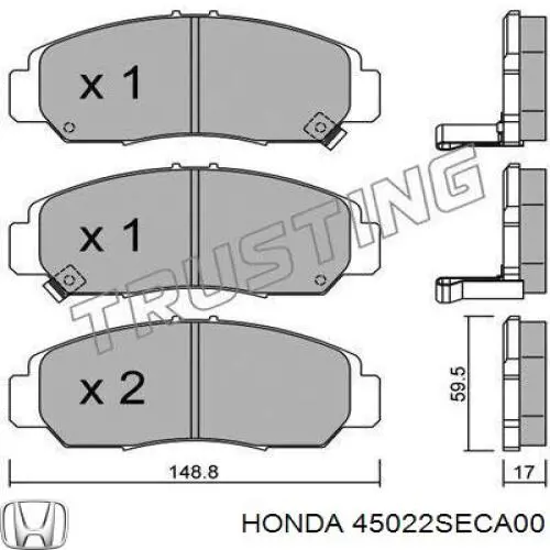 45022SECA00 Honda 