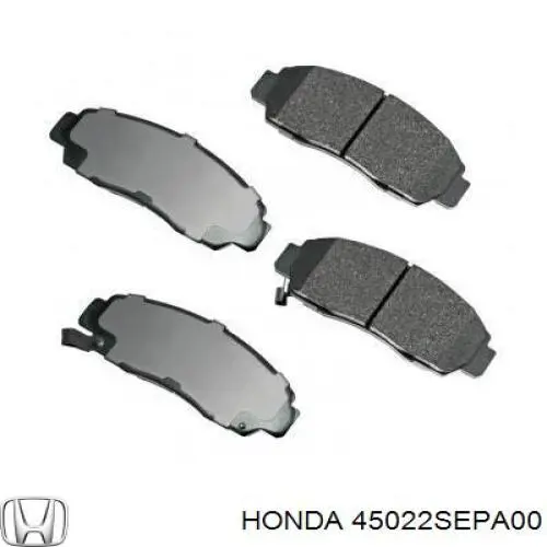 Передние тормозные колодки 45022SEPA00 Honda