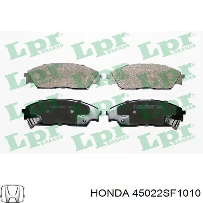 Передние тормозные колодки 45022SF1010 Honda