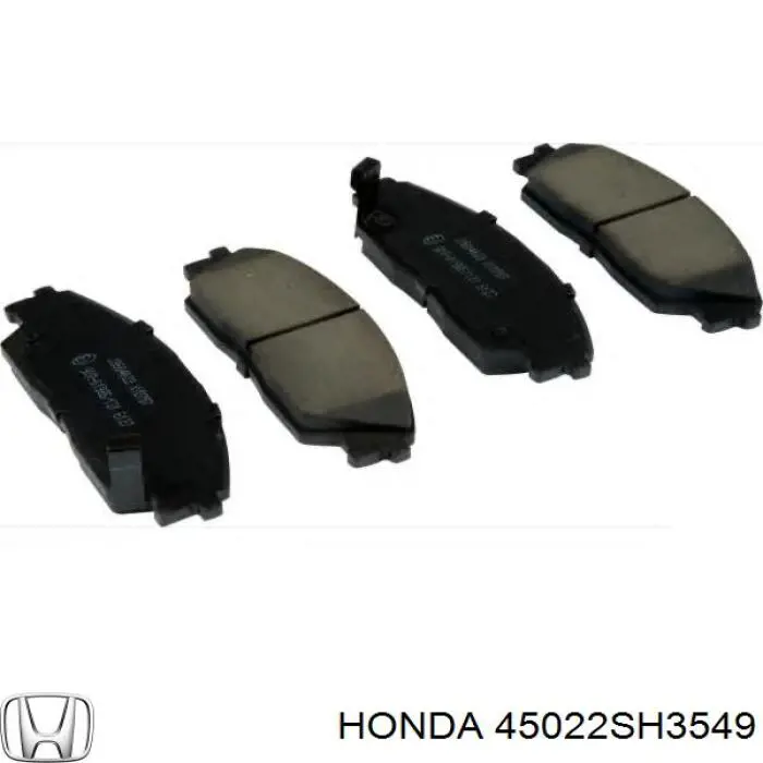 45022SH3549 Honda колодки тормозные передние дисковые