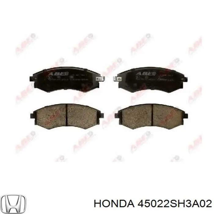 45022-SH3-A02 Honda колодки тормозные передние дисковые