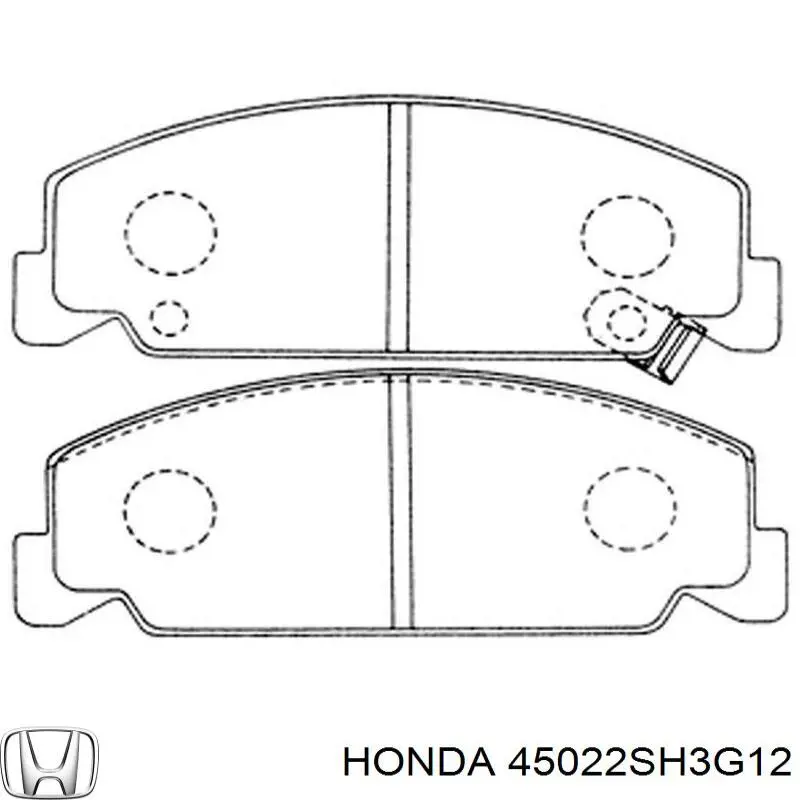 45022SH3G12 Honda передние тормозные колодки