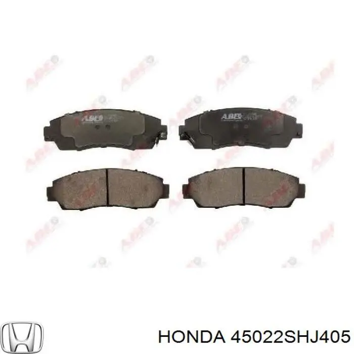 45022SHJ405 Honda колодки тормозные передние дисковые