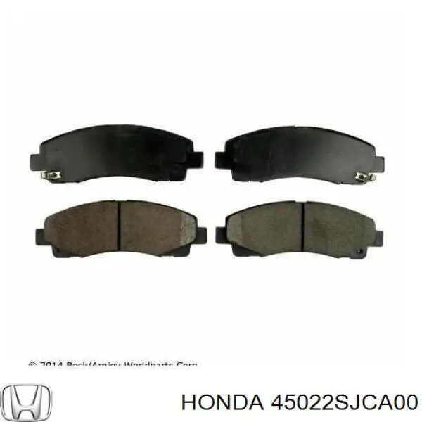 Передние тормозные колодки 45022SJCA00 Honda