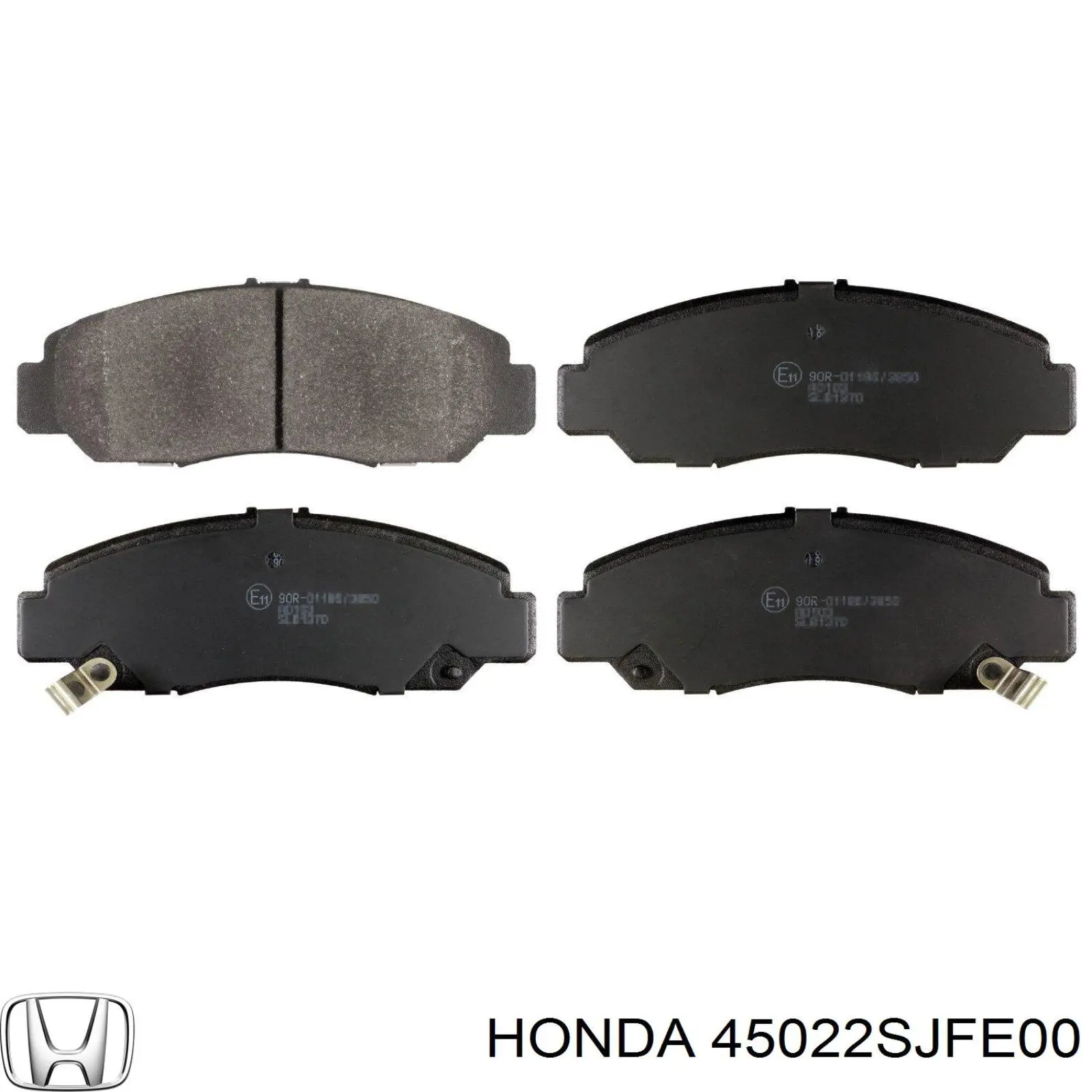 45022SJFE00 Honda колодки тормозные передние дисковые