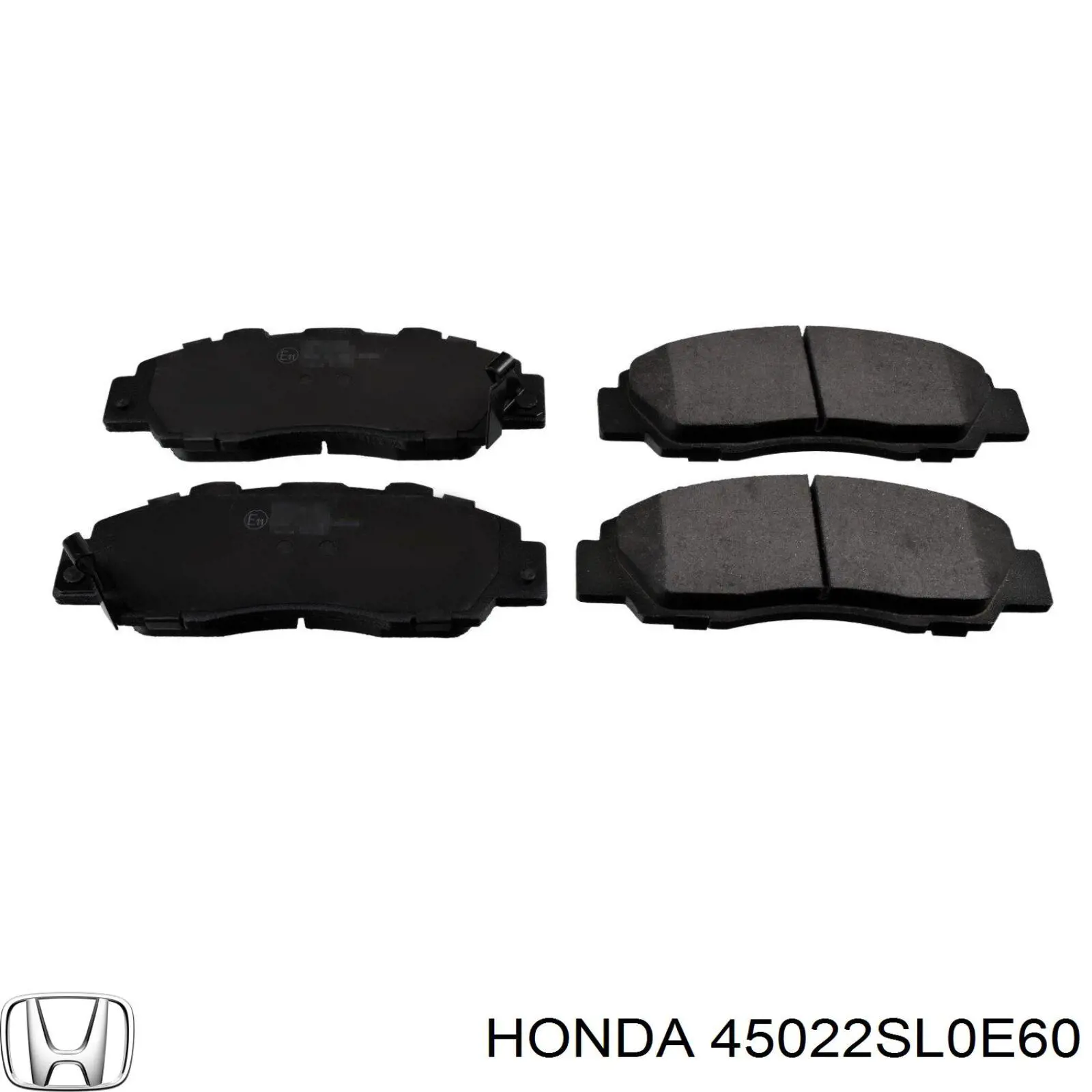 45022-SL0-E60 Honda колодки тормозные передние дисковые