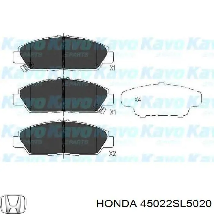 45022SL5020 Honda передние тормозные колодки