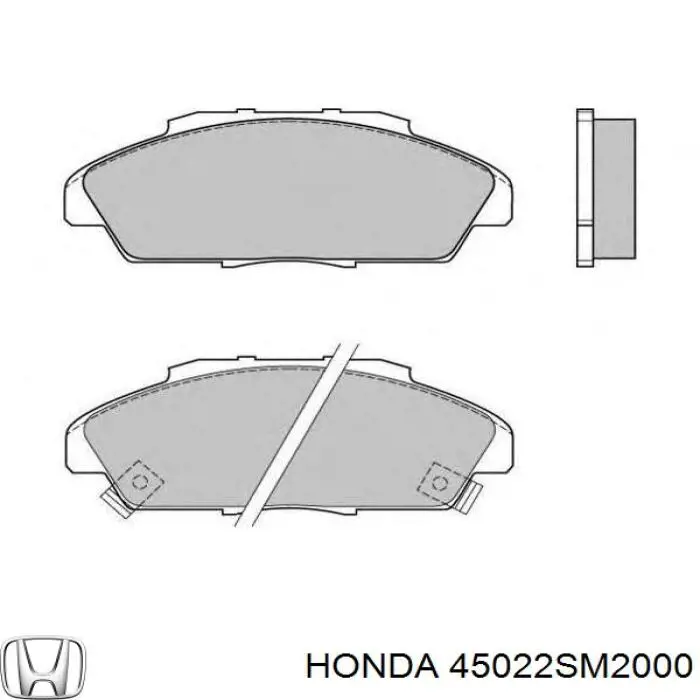 Колодки Honda 45022SM2000 цена, от 27.85 USD