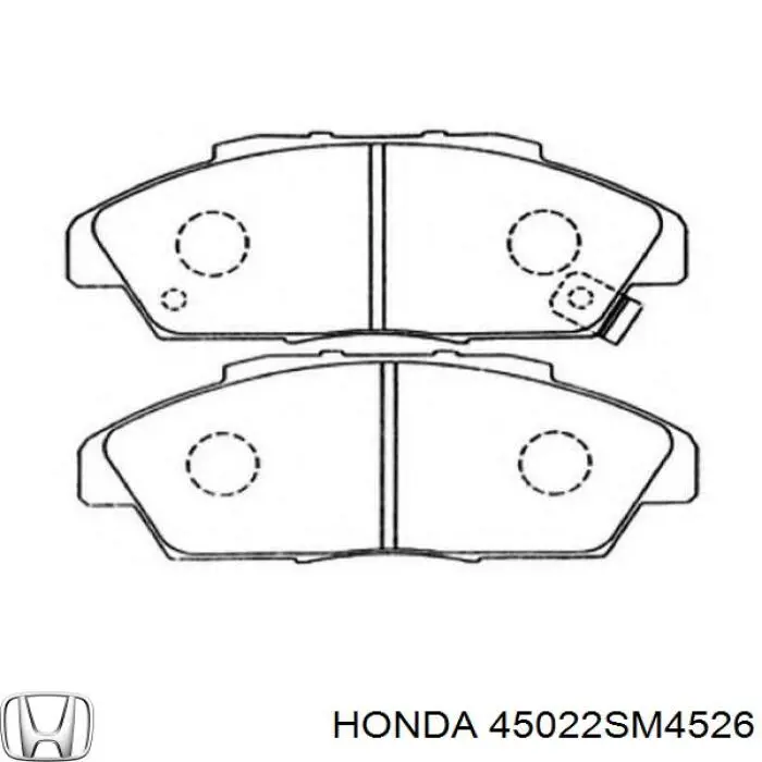 Тормозные колодки Honda 45022SM4526