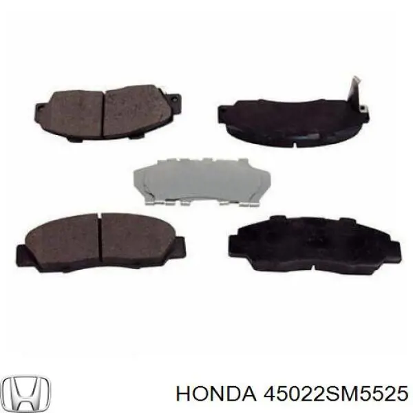 45022SM5525 Honda колодки тормозные передние дисковые