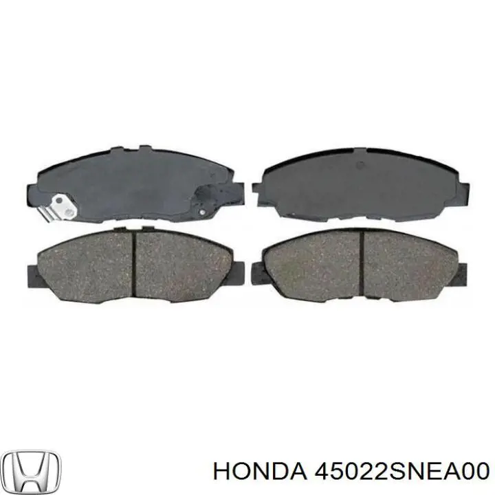 Передние тормозные колодки 45022SNEA00 Honda