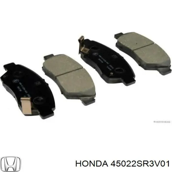 Передние тормозные колодки 45022SR3V01 Honda