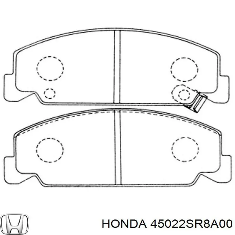 45022SR8A00 Honda передние тормозные колодки