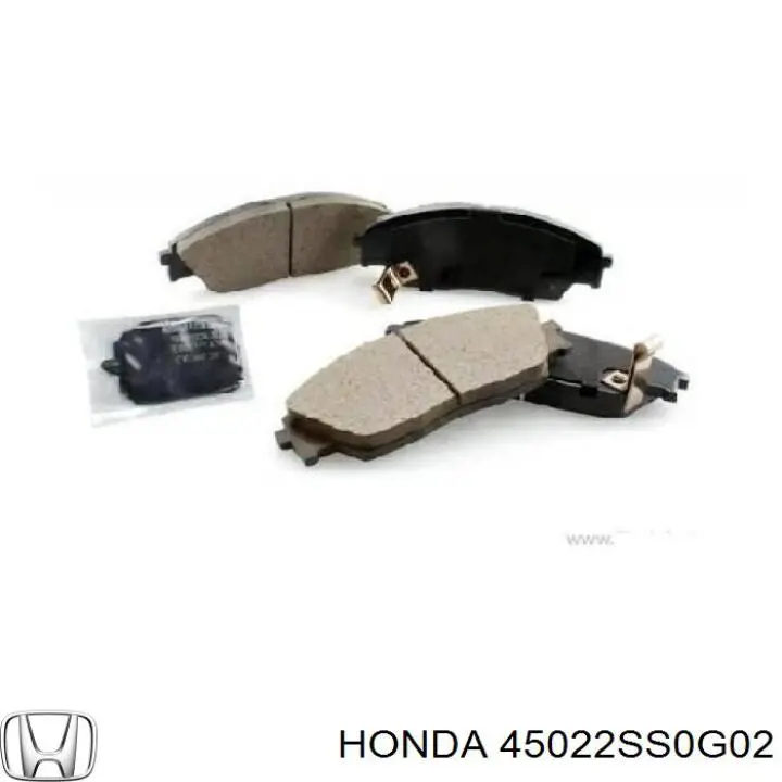 Купить 45022SS0G02 Honda Колодки тормозные