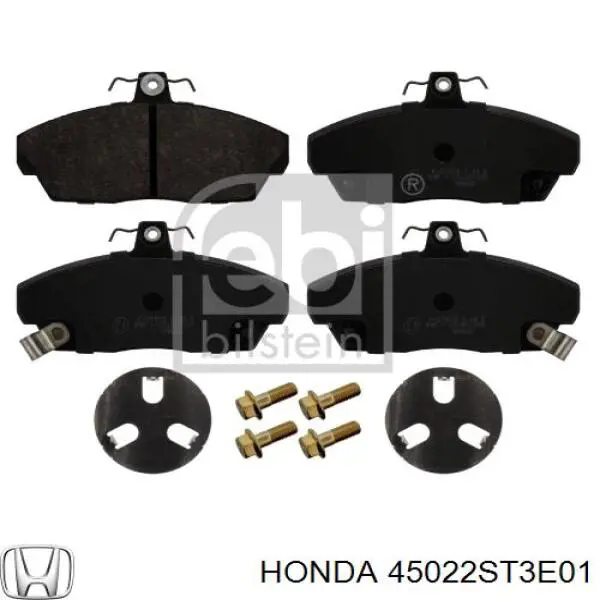 Передние тормозные колодки 45022ST3E01 Honda