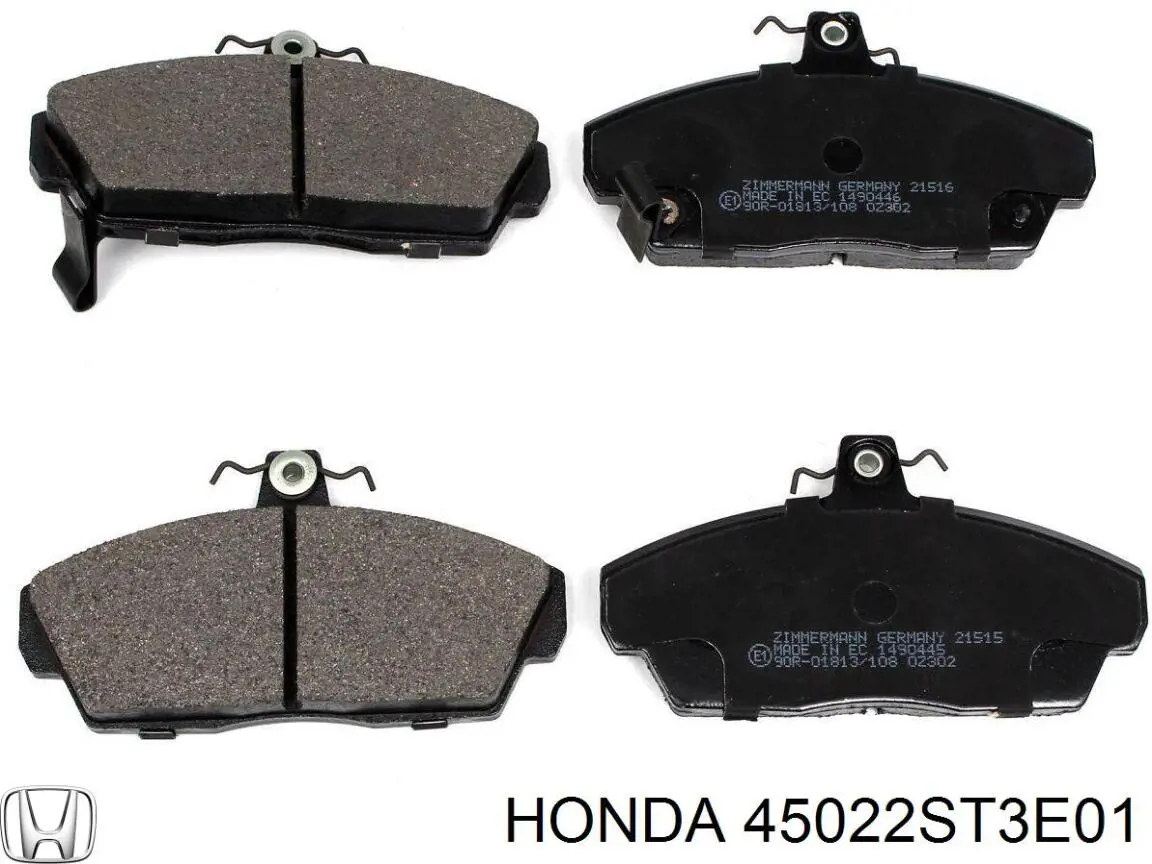Купить 45022ST3E01 Honda Колодки тормозные
