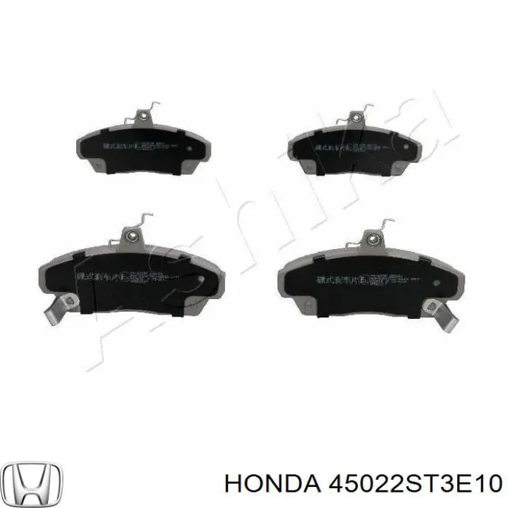 Передние тормозные колодки 45022ST3E10 Honda