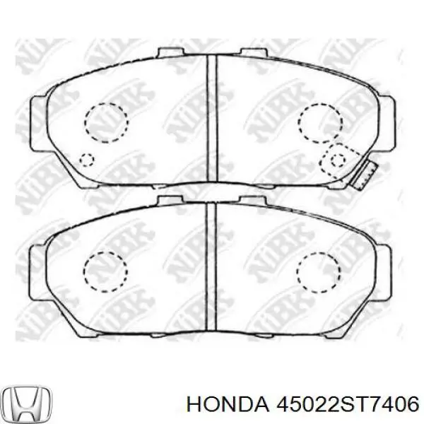 Колодки Honda 45022ST7406 цена, от 9.78 USD