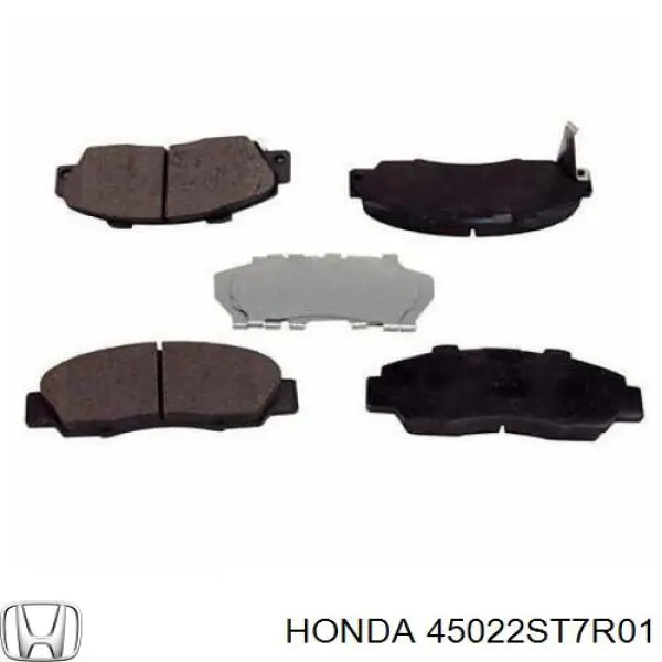 Pastillas de freno delanteras 45022ST7R01 Honda