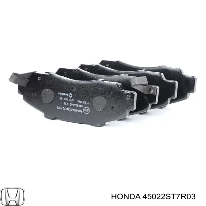 Pastillas de freno delanteras 45022ST7R03 Honda