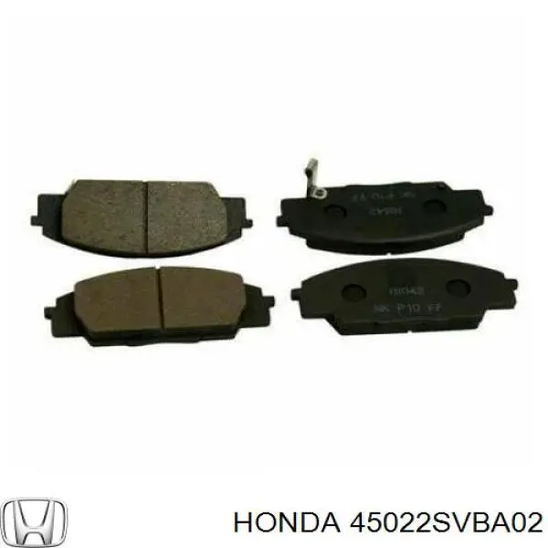 Pastillas de freno delanteras 45022SVBA02 Honda/Acura