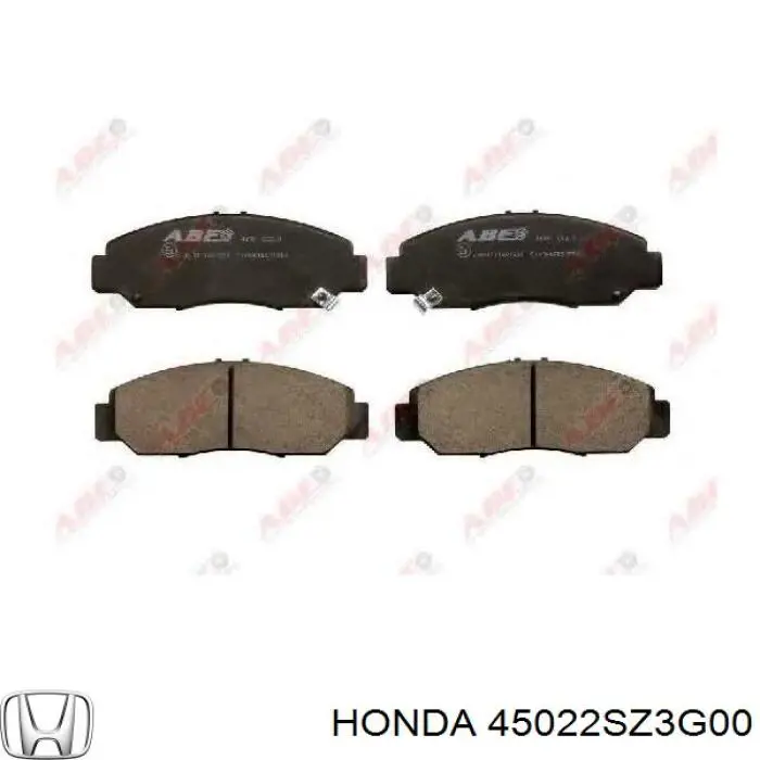 Передние тормозные колодки 45022SZ3G00 Honda