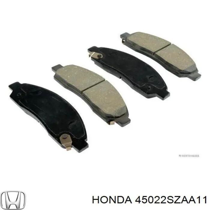 45022SZAA11 Honda колодки тормозные передние дисковые