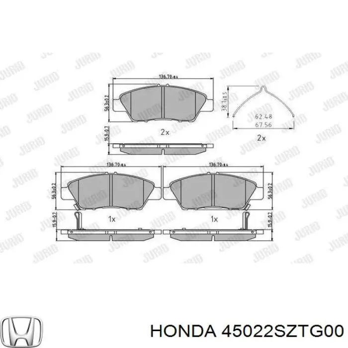45022SZTG00 Honda