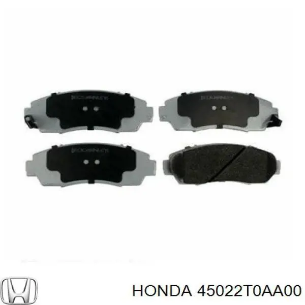 Передние тормозные колодки 45022T0AA00 Honda