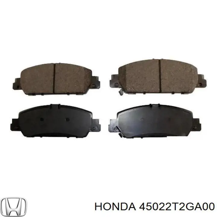45022T2GA00 Honda колодки тормозные передние дисковые