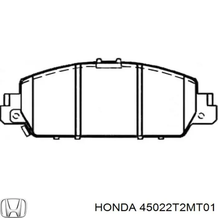 45022T2MT01 Honda Колодки передние